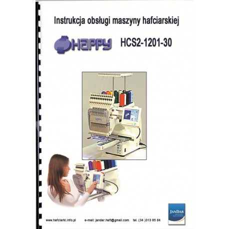 Instrukcja obsługi w języku polskim do maszyny HAPPY HCS2-1201-30