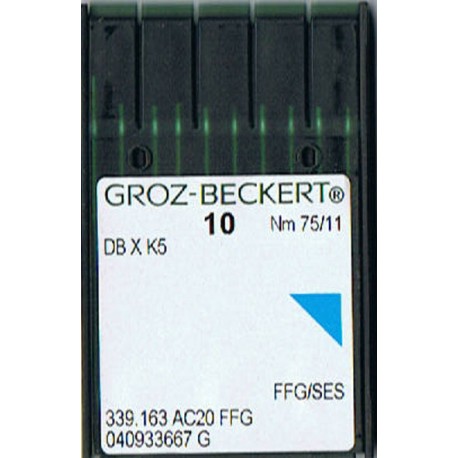 igła szwalnicza GROZ-BECKERT DB X K5 75/11 FFG SES
