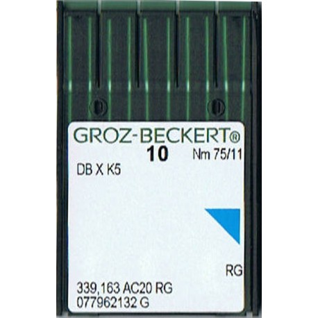 igła szwalnicza GROZ-BECKERT DB X K5 75/11 RG
